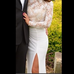 White Prom Dress